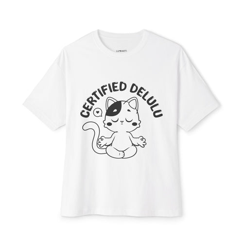 Certified Delulu Oversized Boxy Tee