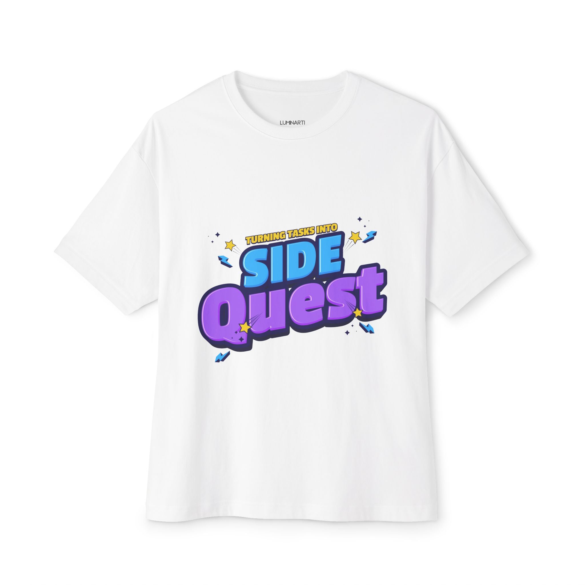 Turning Tasks Into Sidequests Oversized Boxy Tee