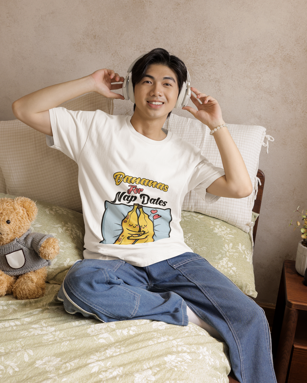Bananas for Nap Dates oversized Boxy Tee
