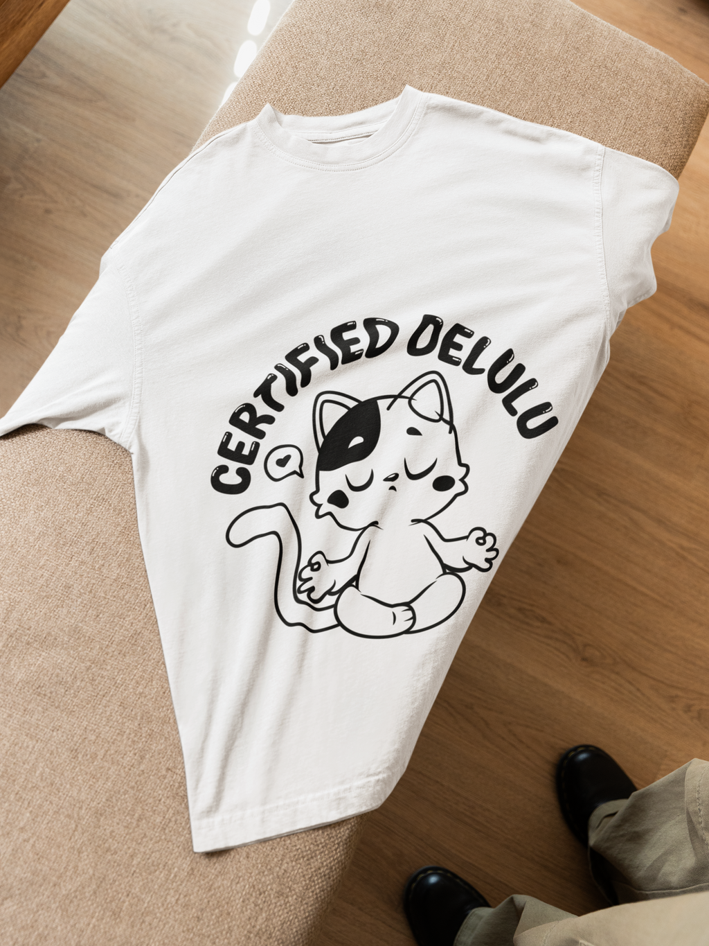 Certified Delulu Oversized Boxy Tee