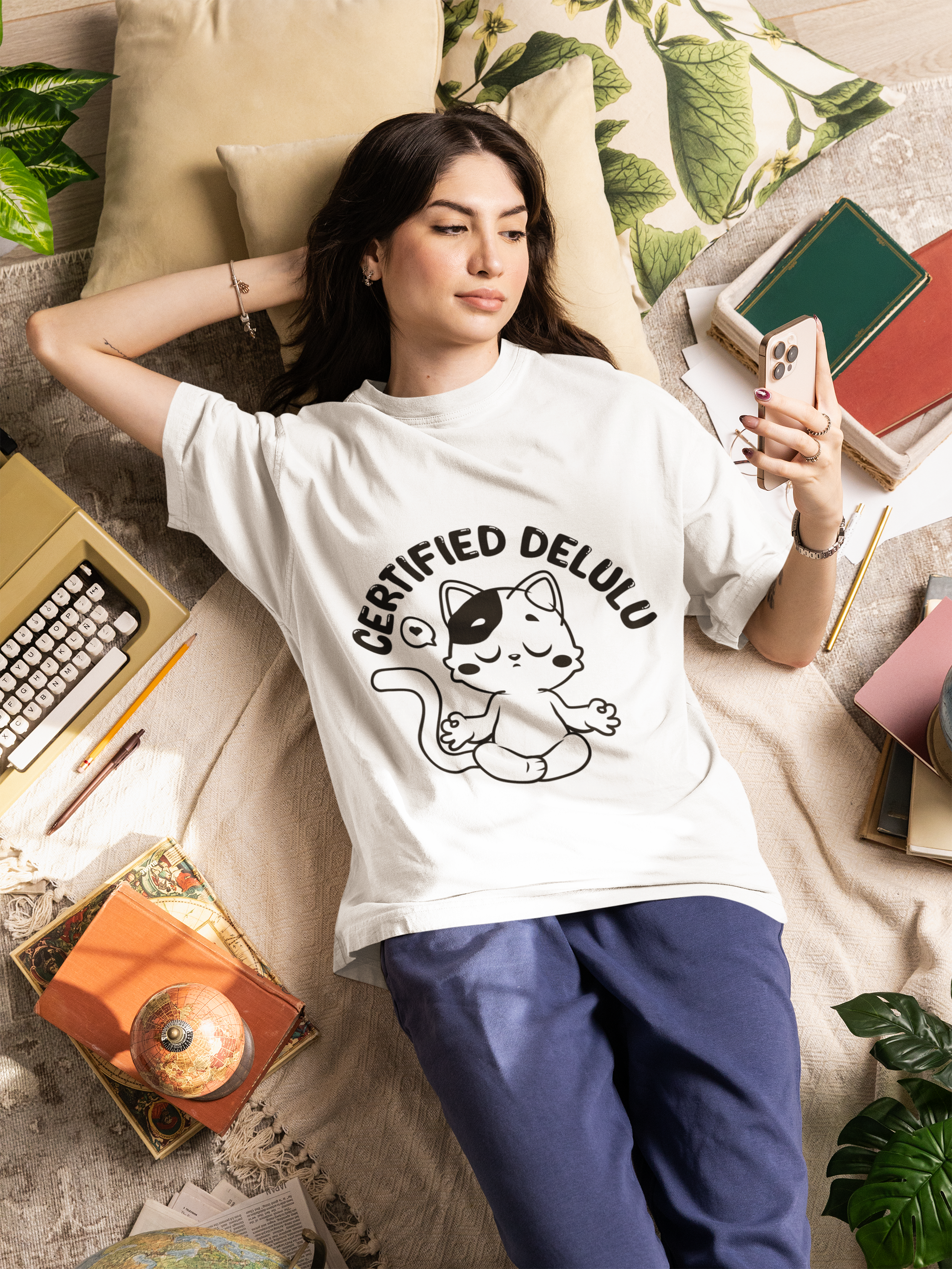 Certified Delulu Oversized Boxy Tee