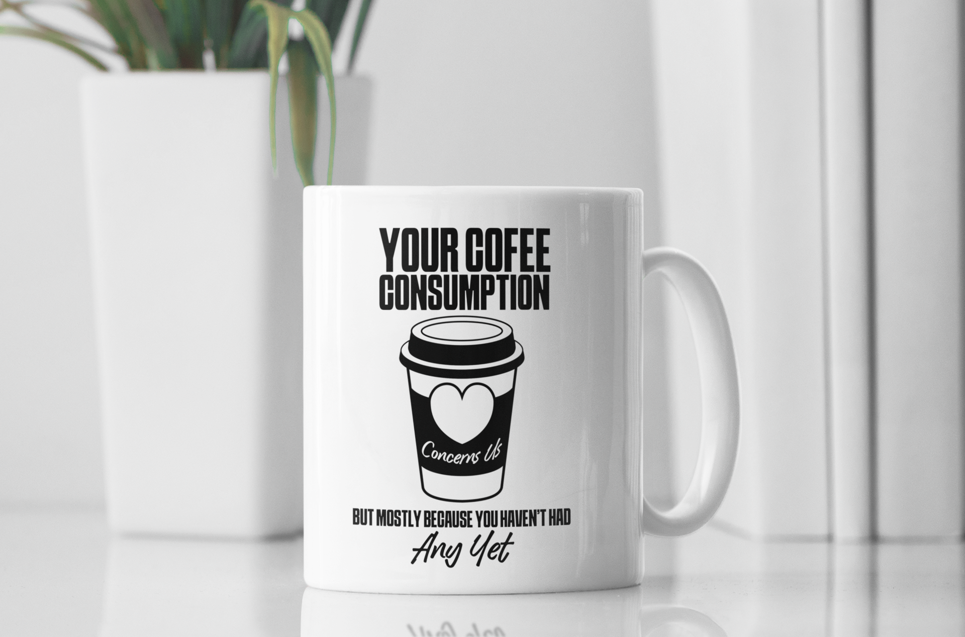 Your Coffee Consumption Concerns Us Mug