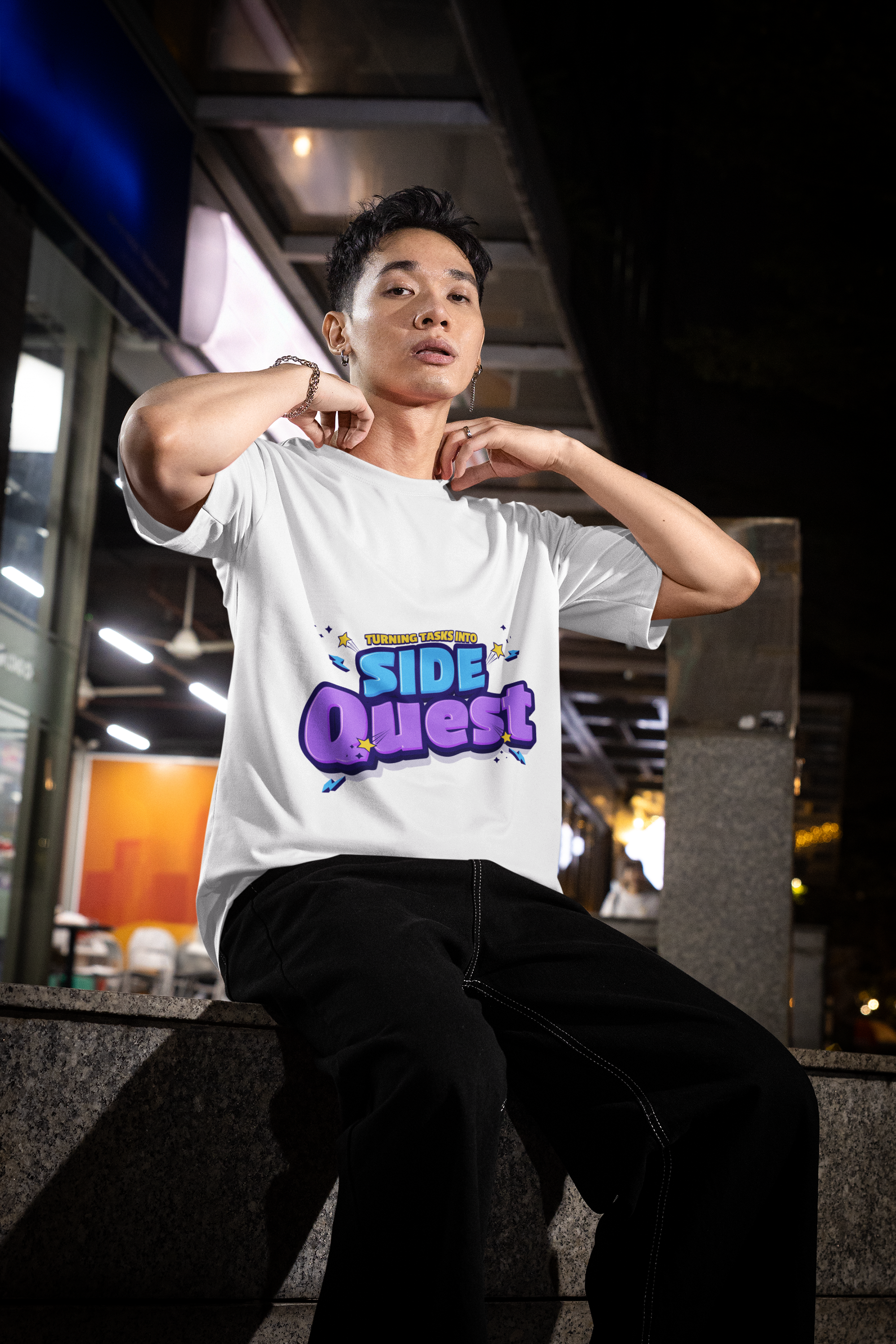 Turning Tasks Into Sidequests Oversized Boxy Tee