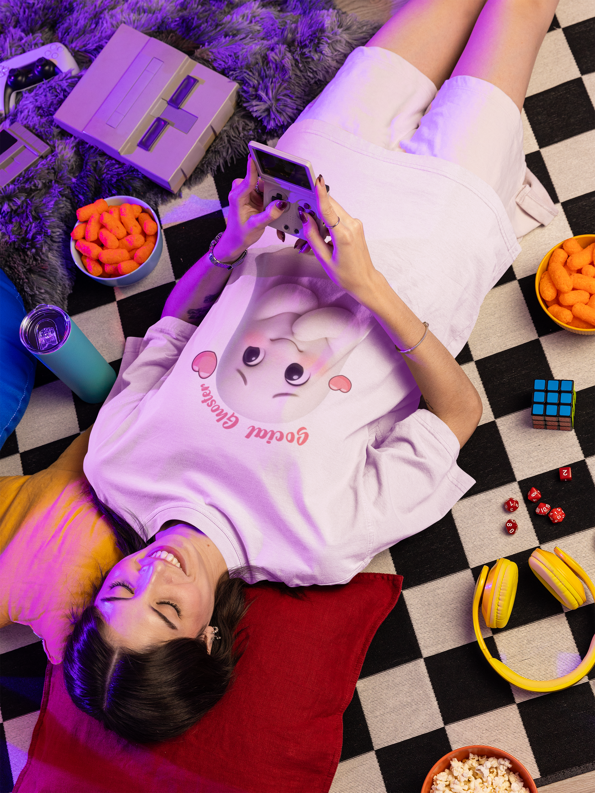 Social Ghoster Oversized Boxy Tee