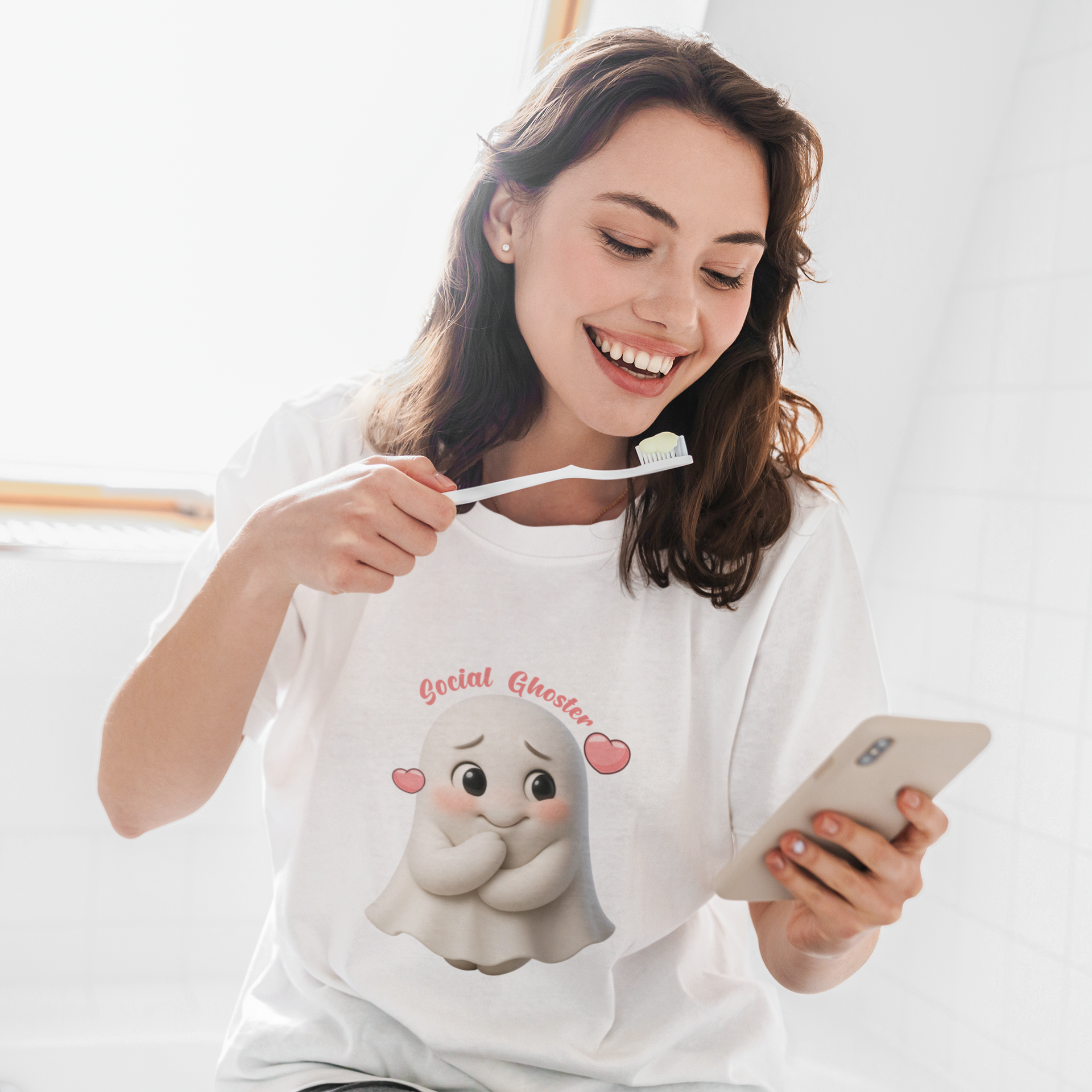 Social Ghoster Oversized Boxy Tee