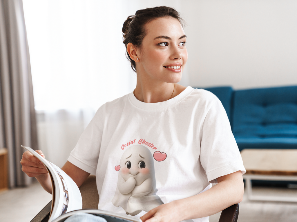 Social Ghoster Oversized Boxy Tee