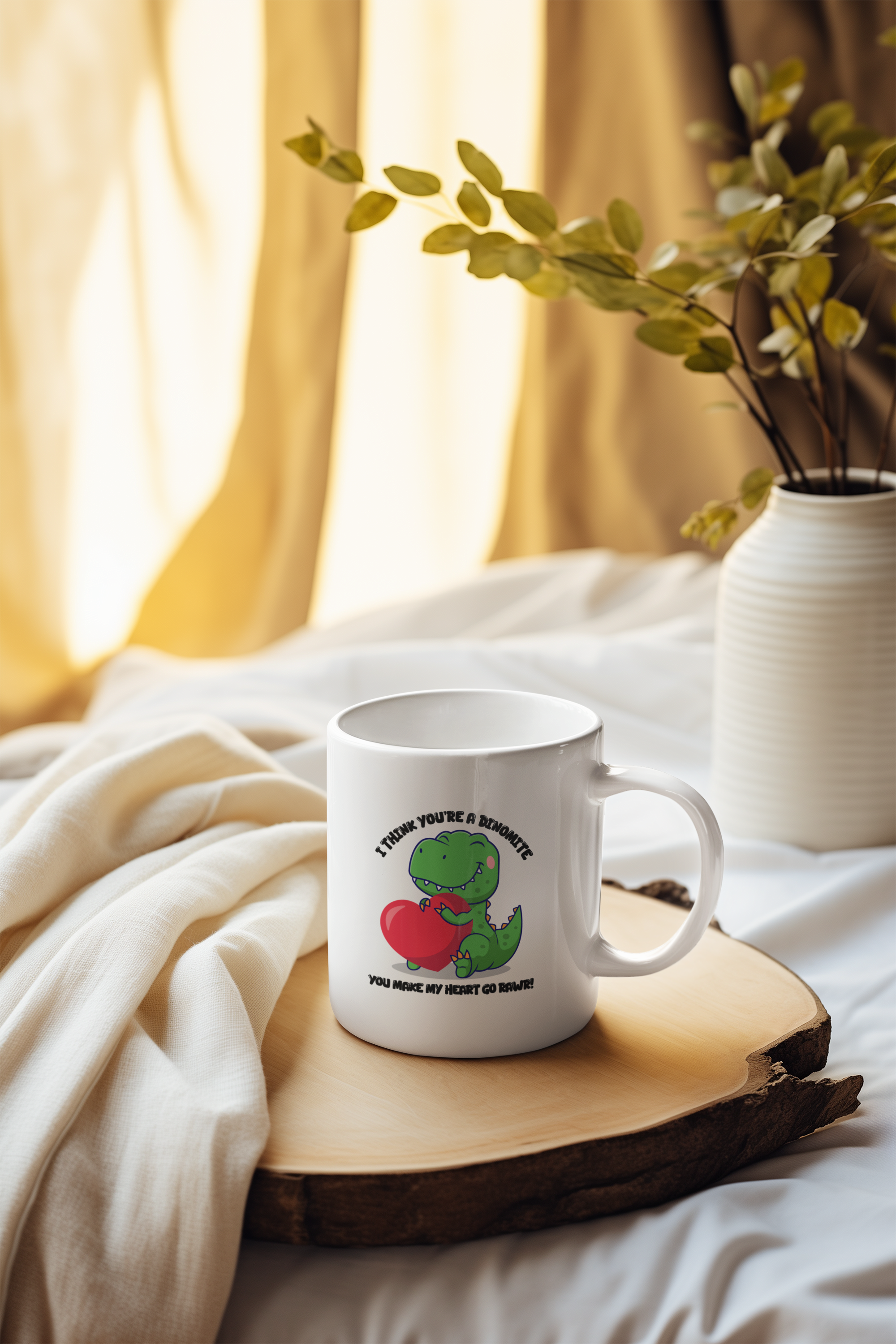 I Think You're Dinomite Mug