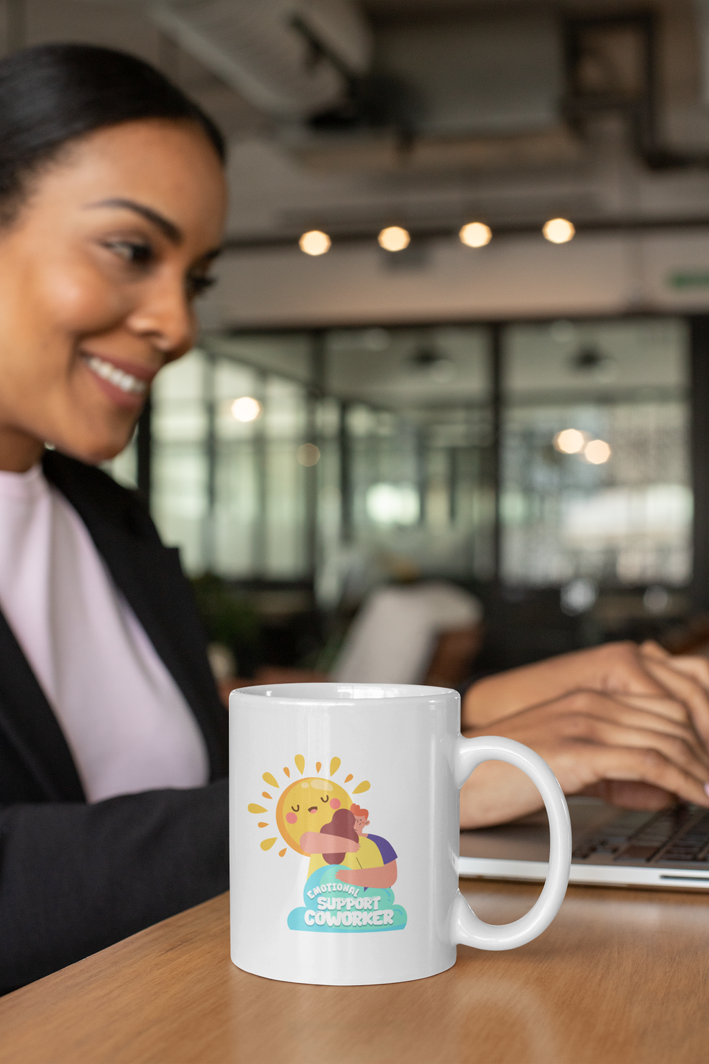 Emotional Support Coworker Mug