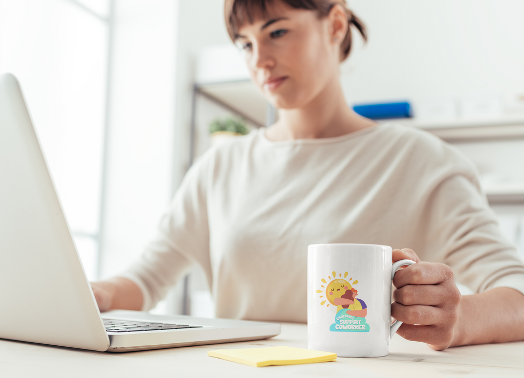Emotional Support Coworker Mug