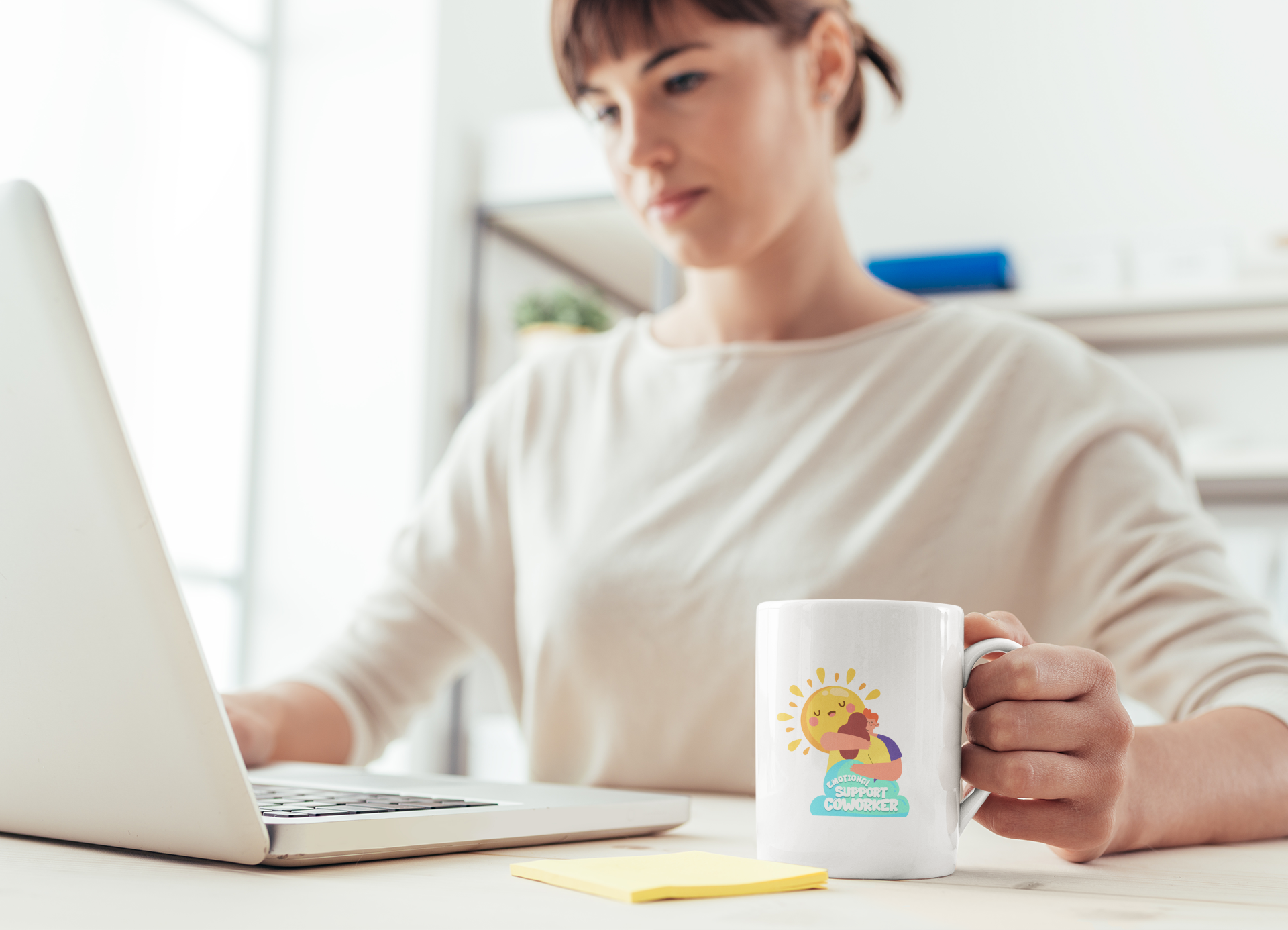 Emotional Support Coworker Mug