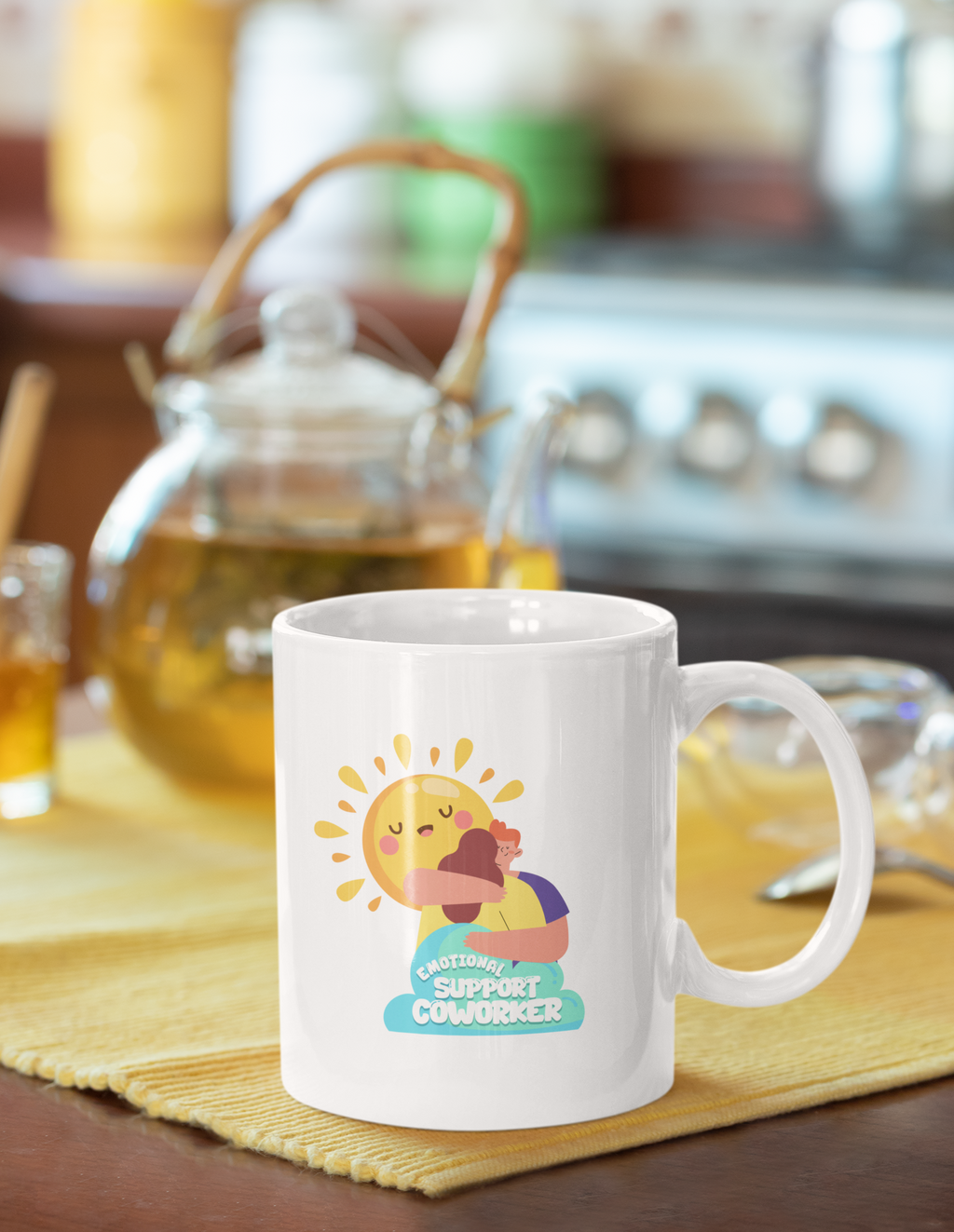 Emotional Support Coworker Mug