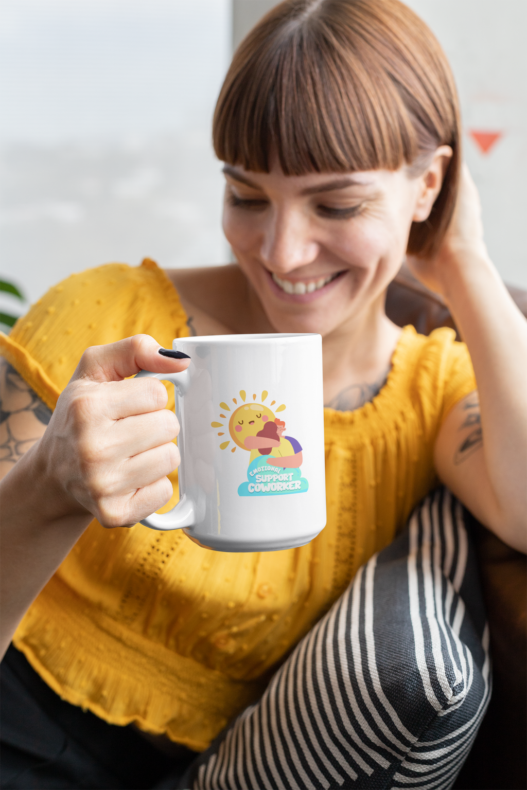 Emotional Support Coworker Mug