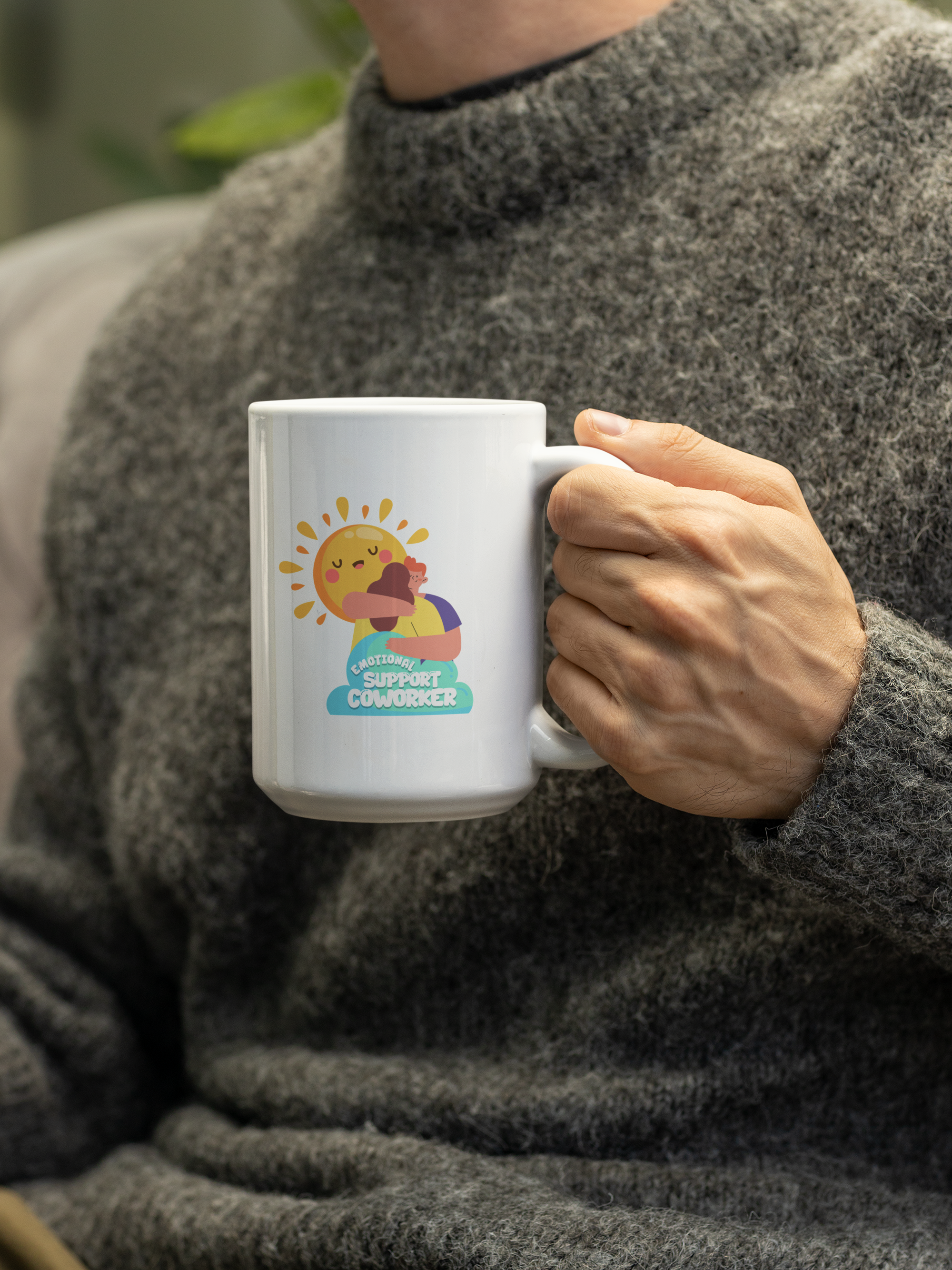 Emotional Support Coworker Mug