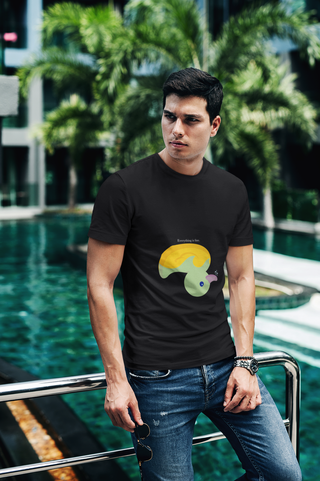 Everything is Fine Graphic Tee