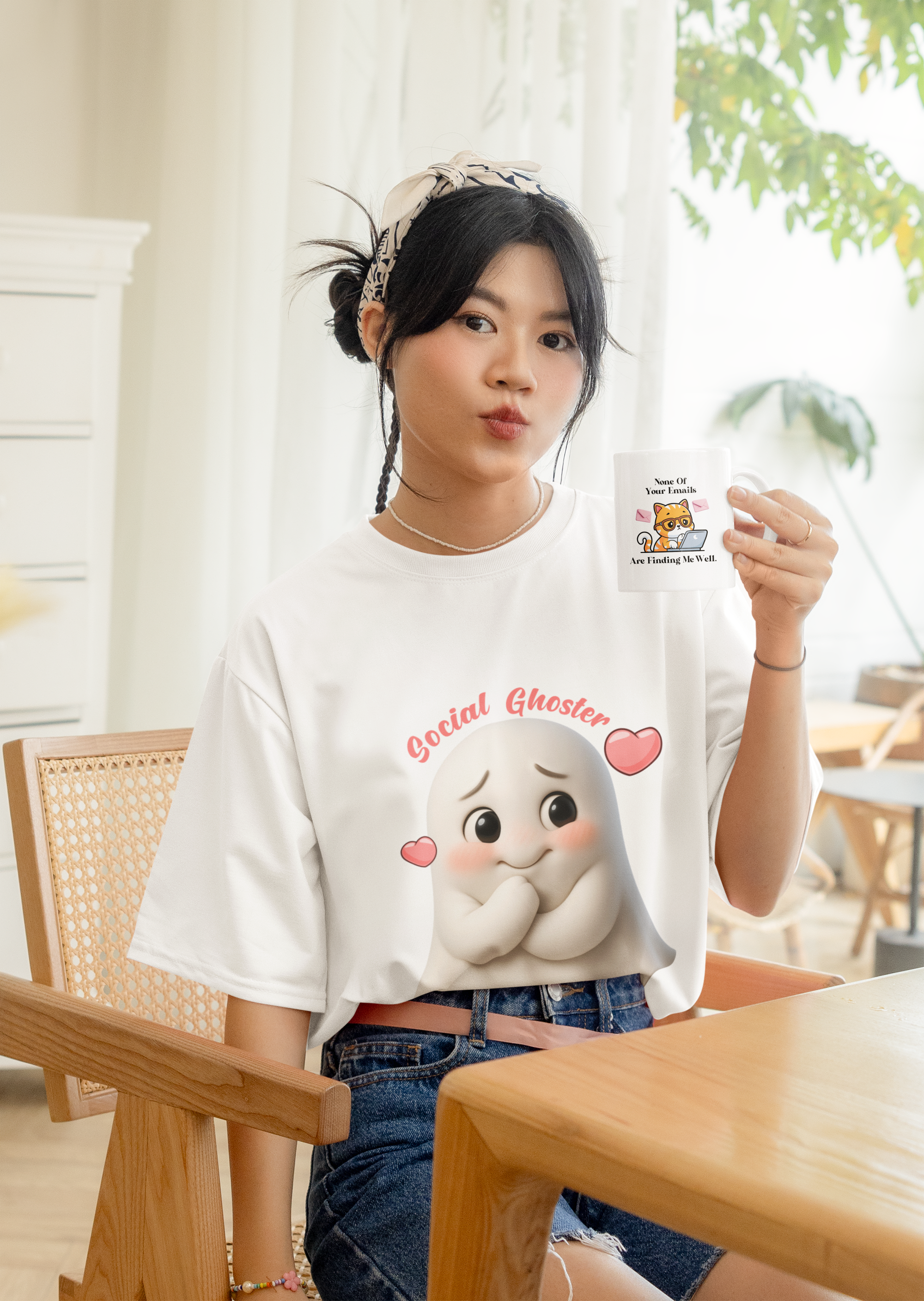 Social Ghoster Graphic Tee