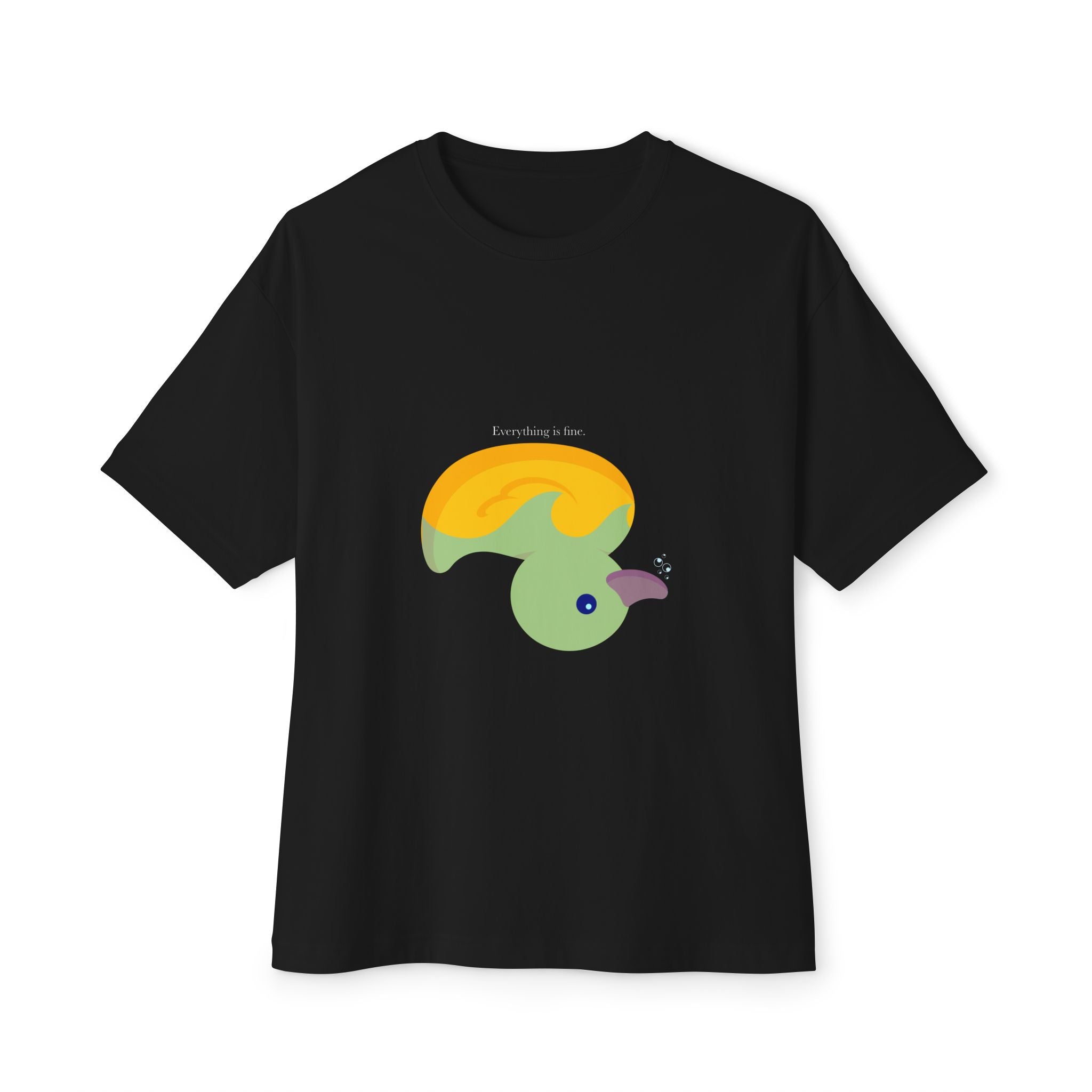 Everything is Fine Oversized Boxy Tee