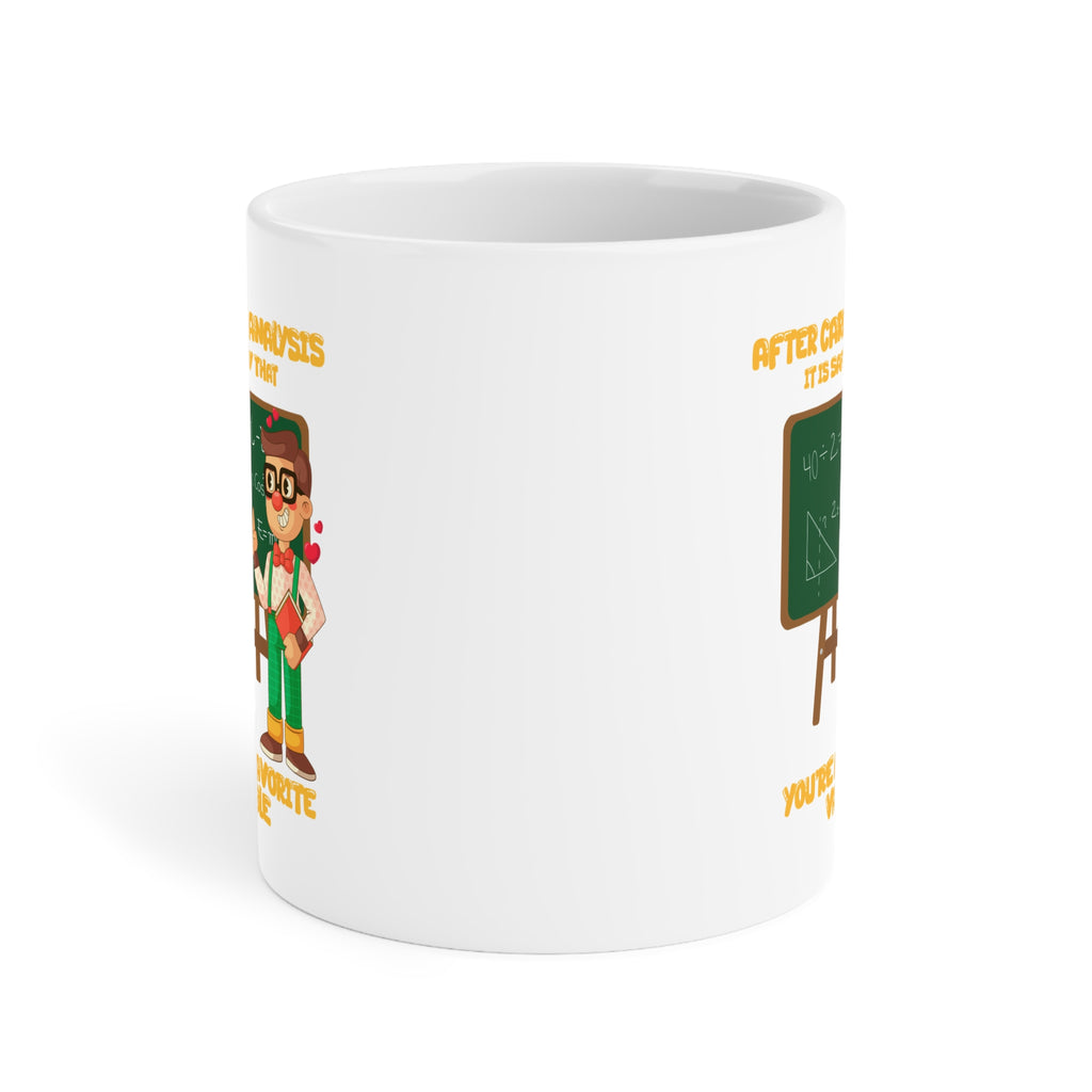After Careful Analysis Mug